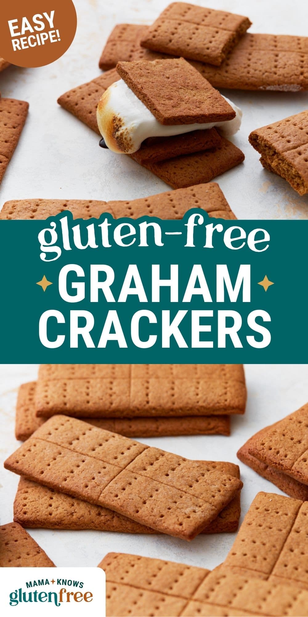 gluten free graham crackers pin image