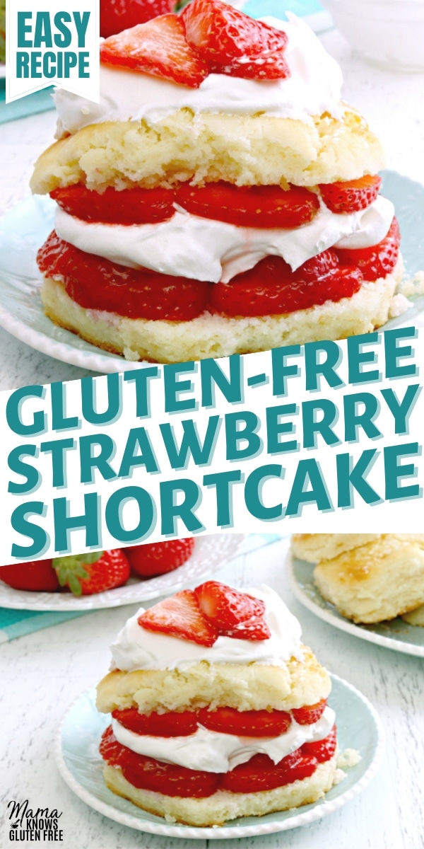 gluten-free strawberry shortcake Pinterest pin 3