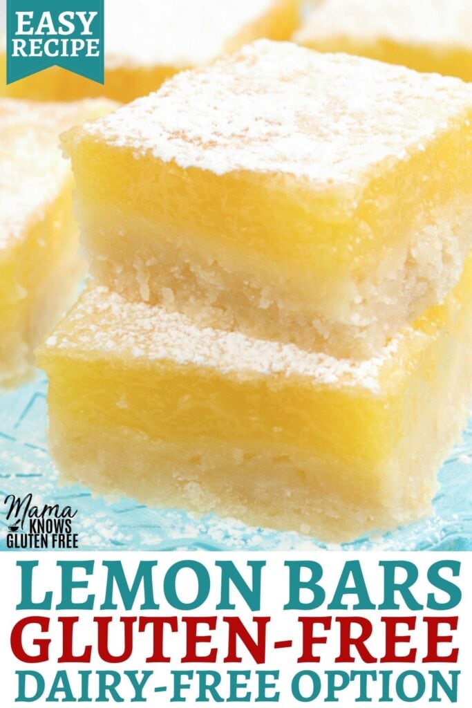 gluten-free lemon bars Pinterest pin 1A
