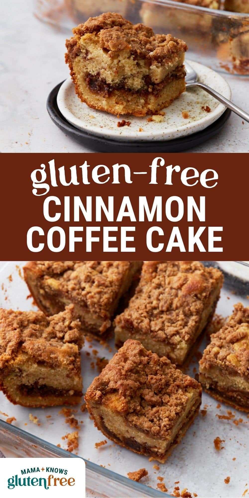 gluten free cinnamon coffee cake pin image