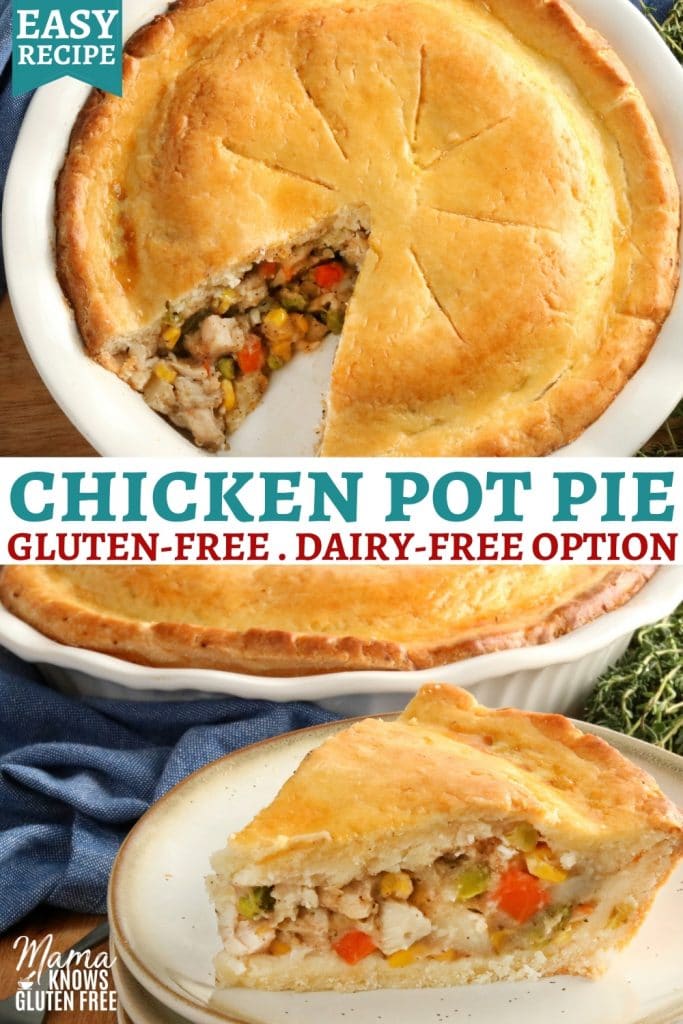 gluten-free chicken pot pie Pinterest pin 2a
