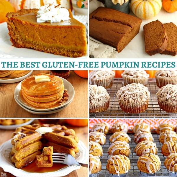 gluten-free pumpkin recipes photo collage