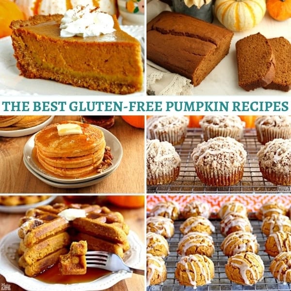 gluten-free pumpkin recipes photo collage