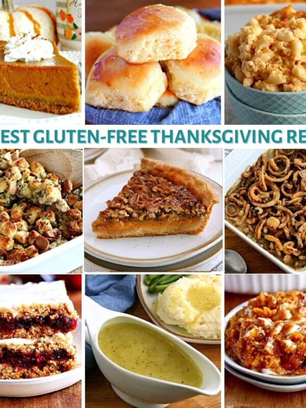 gluten-free Thanksgiving recipes photo collage