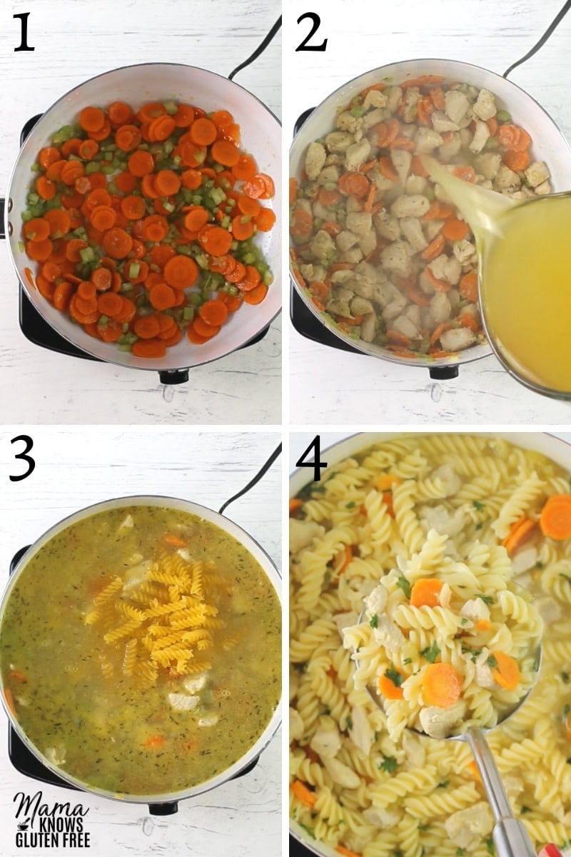 Easy Instant Pot Chicken Noodle Soup (Gluten Free Option) - 40 Aprons