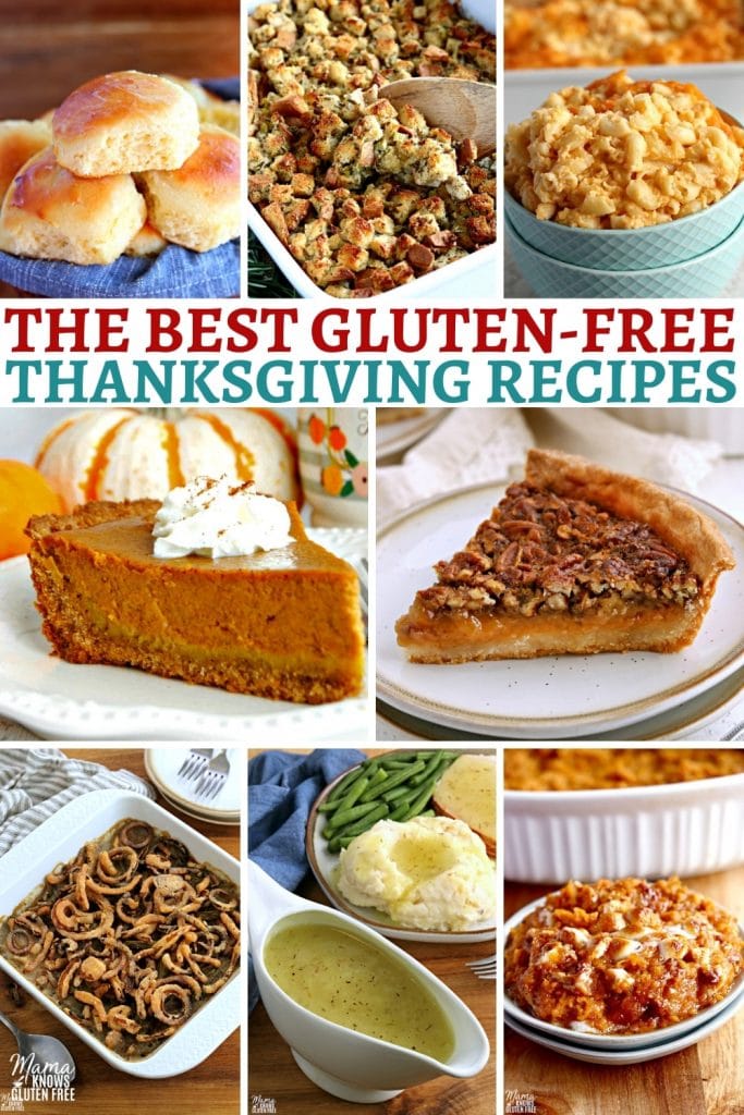 gluten-free Thanksgiving recipes Pinterest pin