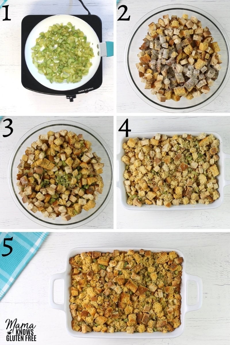 gluten-free cornbread stuffing recipe steps photo college