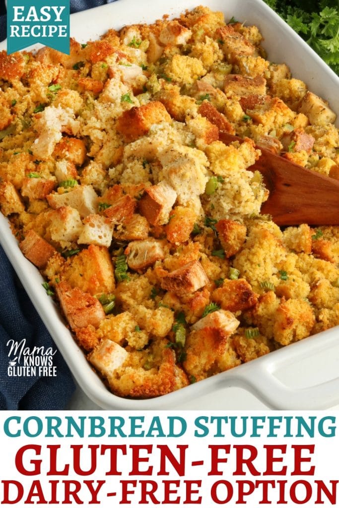 gluten-free cornbread Pinterest pin 1