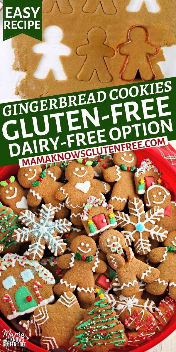 gluten-free gingerbread cookies Pinterest pin n2