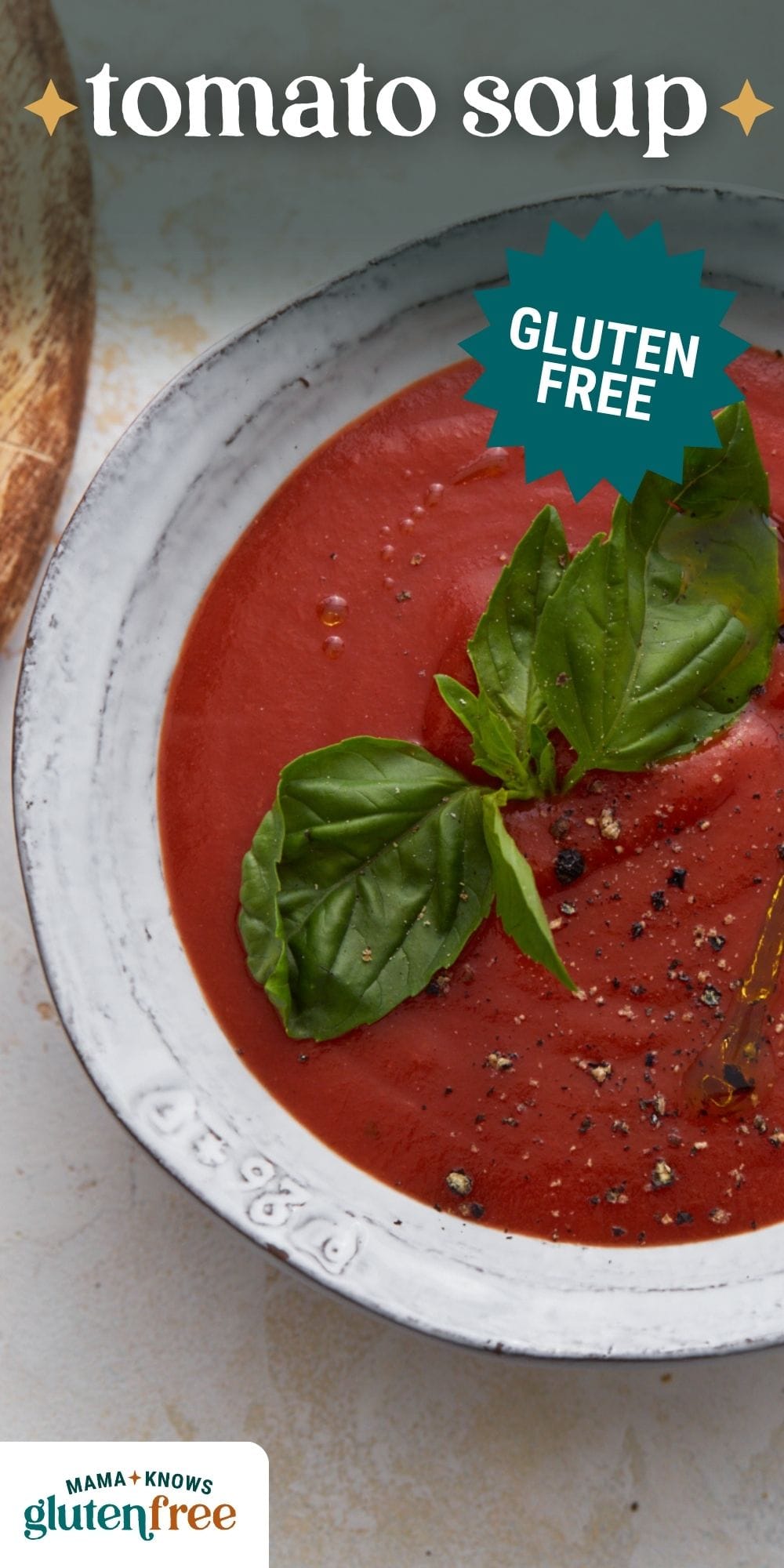 gluten-free tomato soup pin image