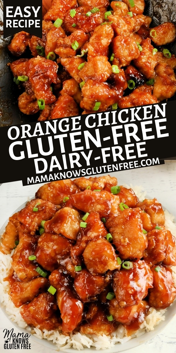 gluten-free orange chicken Pinterest pin 1n