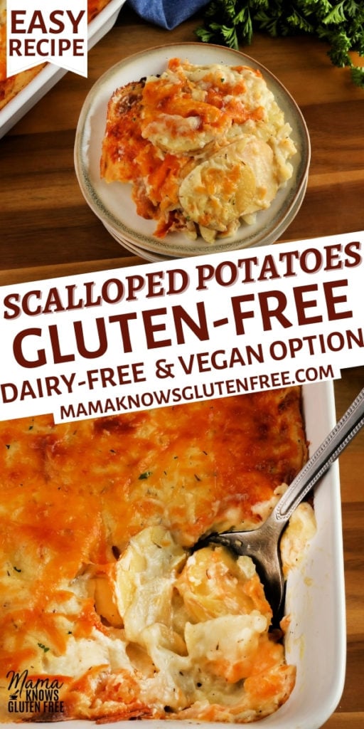gluten-free scalloped potatoes Pinterest pin 1na