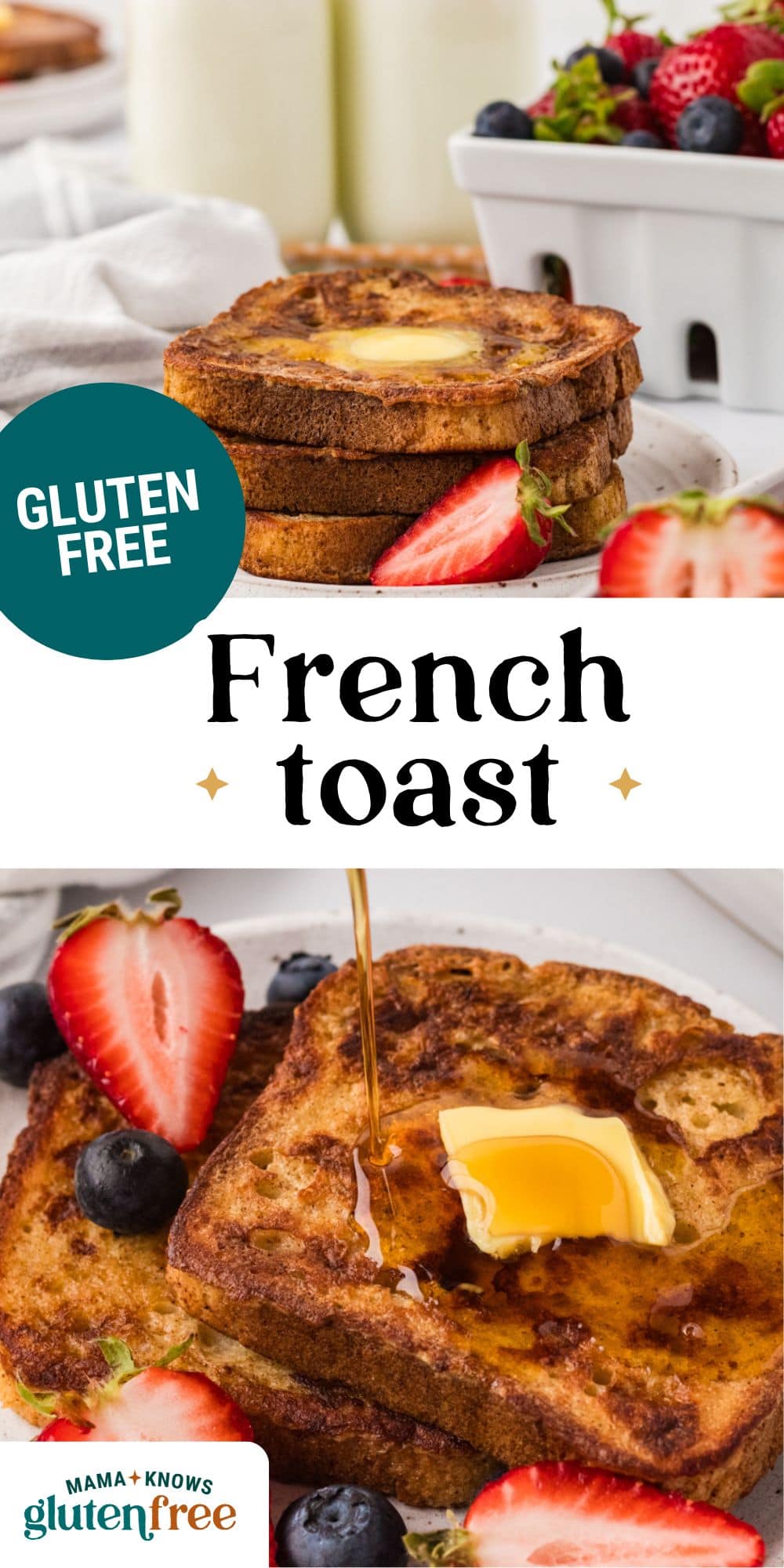 gluten-free french toast pin image
