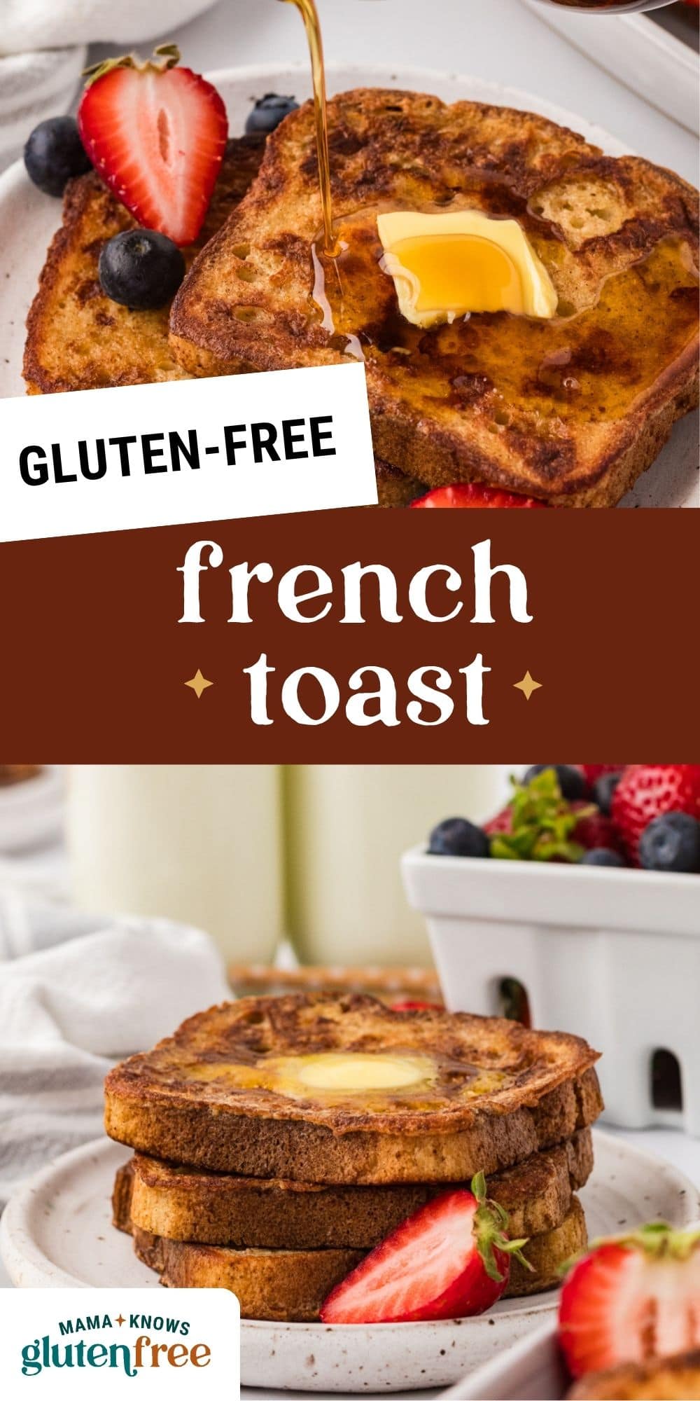 gluten-free french toast pin image