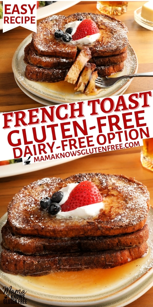 gluten-free French Toast Pinterest pin 1n