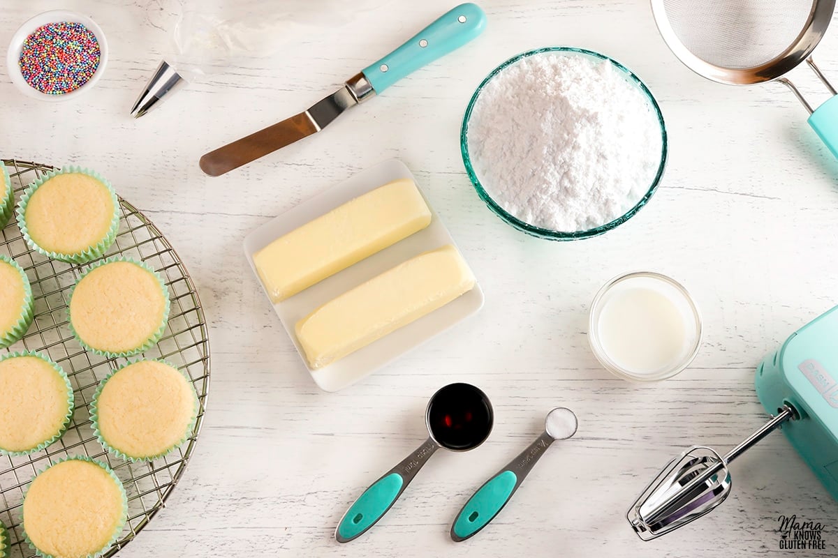 gluten-free frosting ingredients