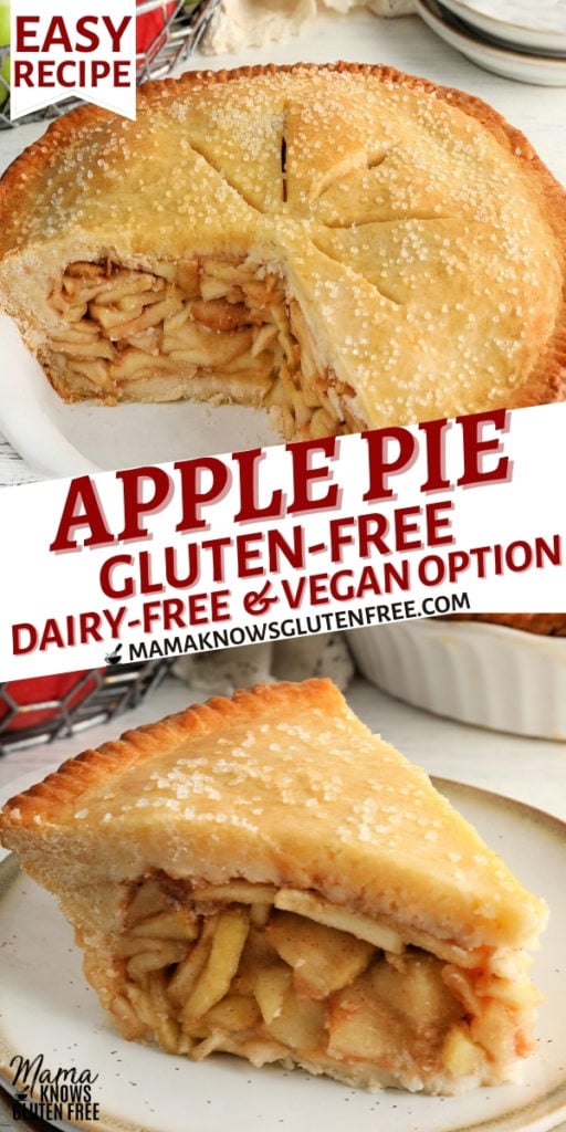 gluten-free apple pie Pinterest pin