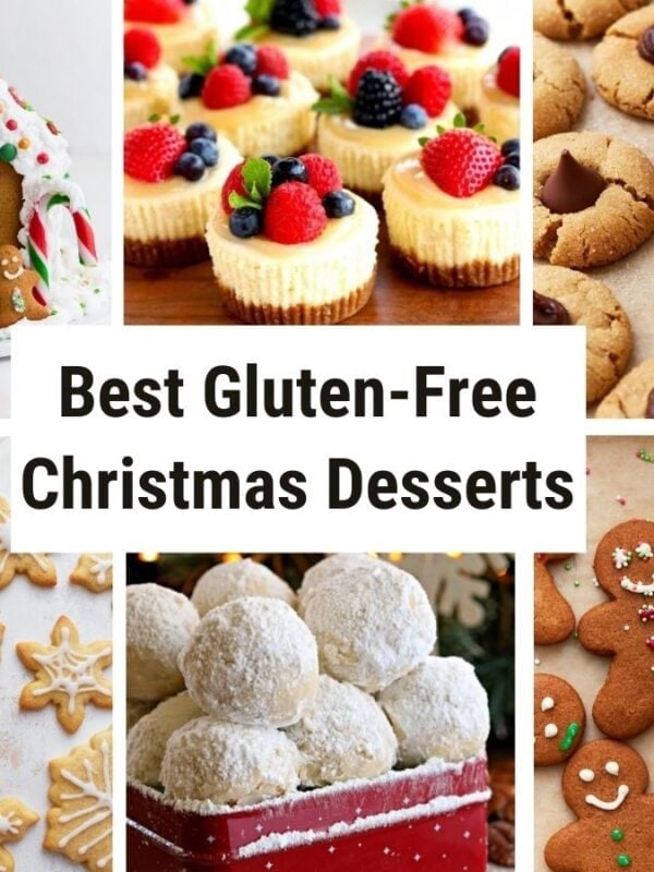 gluten-free Christas dessert recipes collage