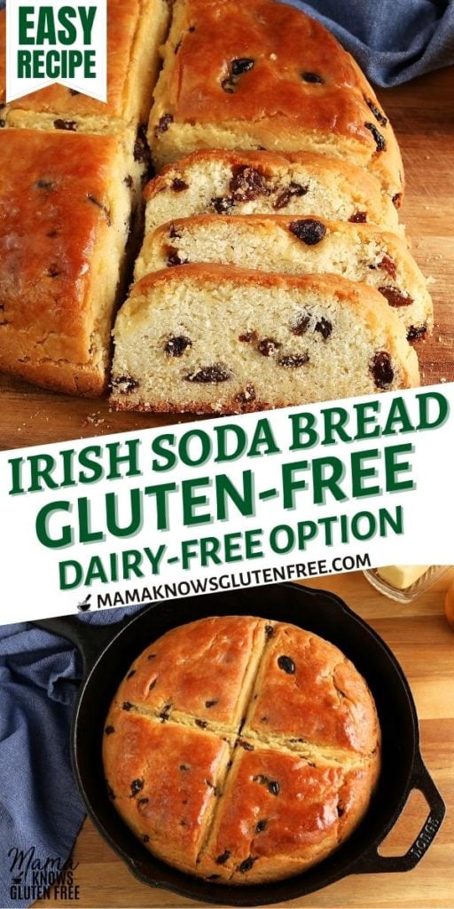 gluten-free Irish soda bread Pinterest pin 1n