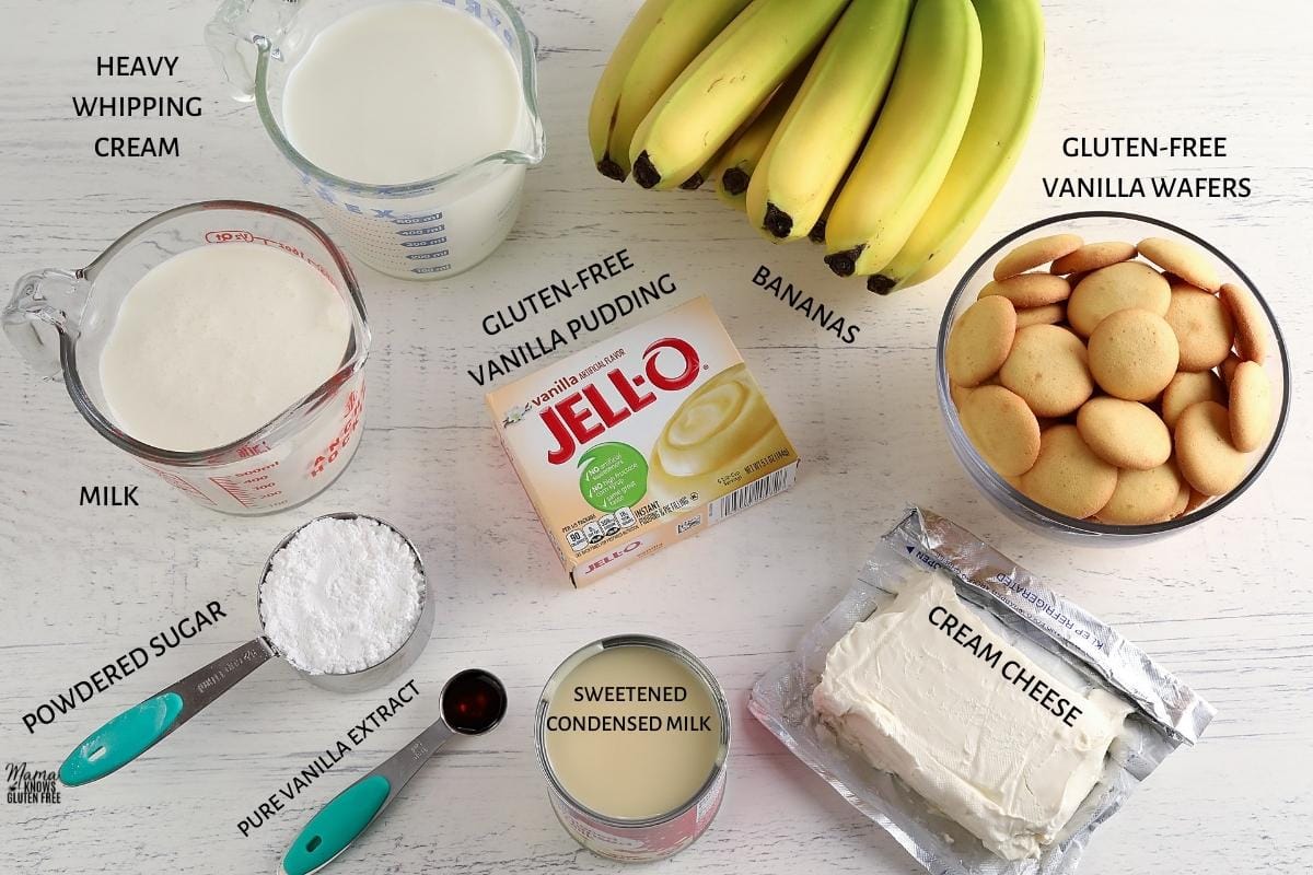 gluten-free banana pudding recipe ingredients