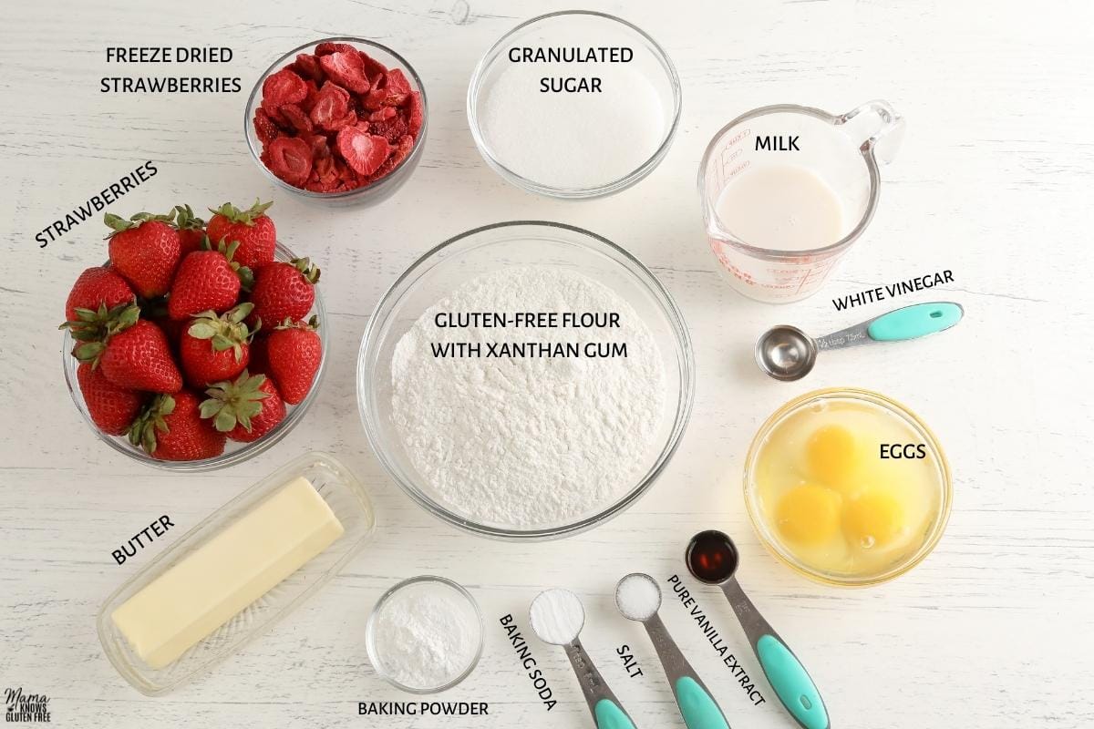 gluten-free strawberry cake recipe ingredients