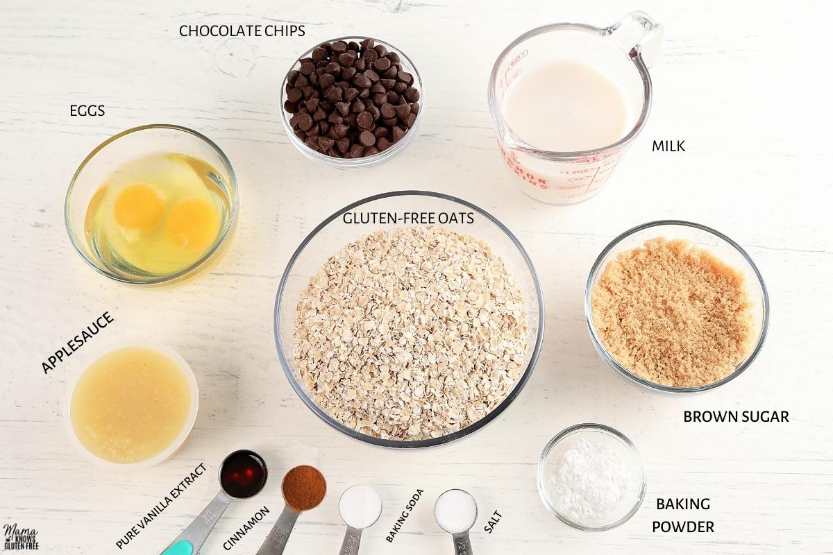 oatmeal bars recipe ingredients