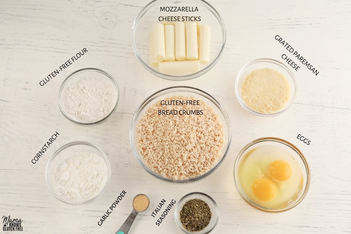 gluten-free mozzarella sticks recipe ingredients 