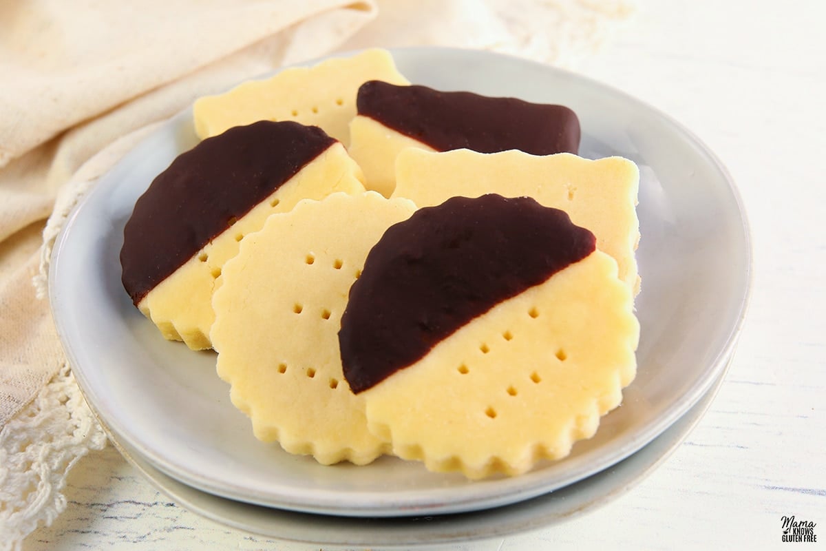 gluten-free shortbread cookies