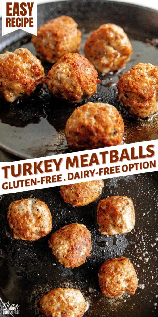 gluten-free turkey meatballs Pinterest pin1