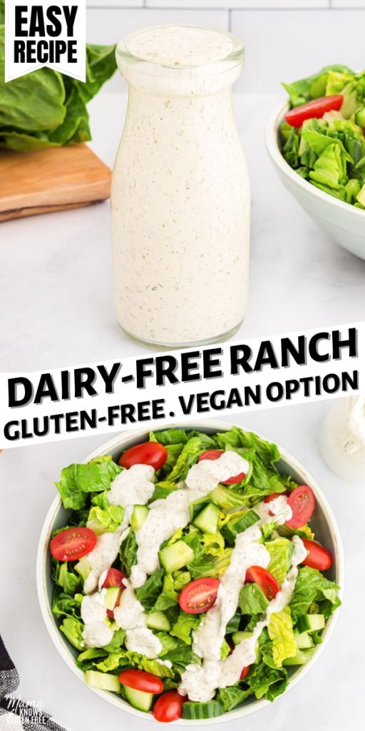 dairy-free ranch dressing Pinterest pin 1