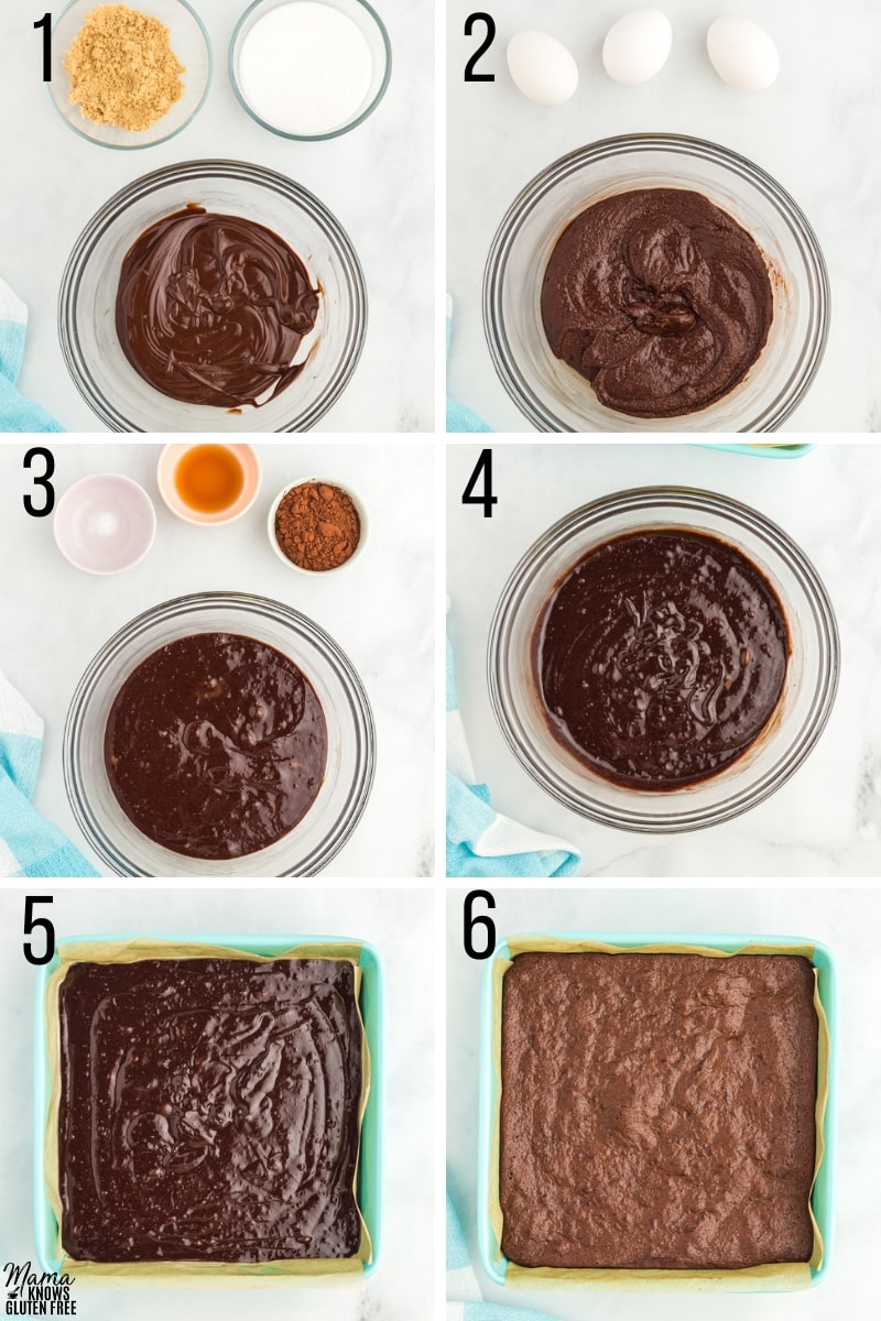 flourless brownies recipe steps