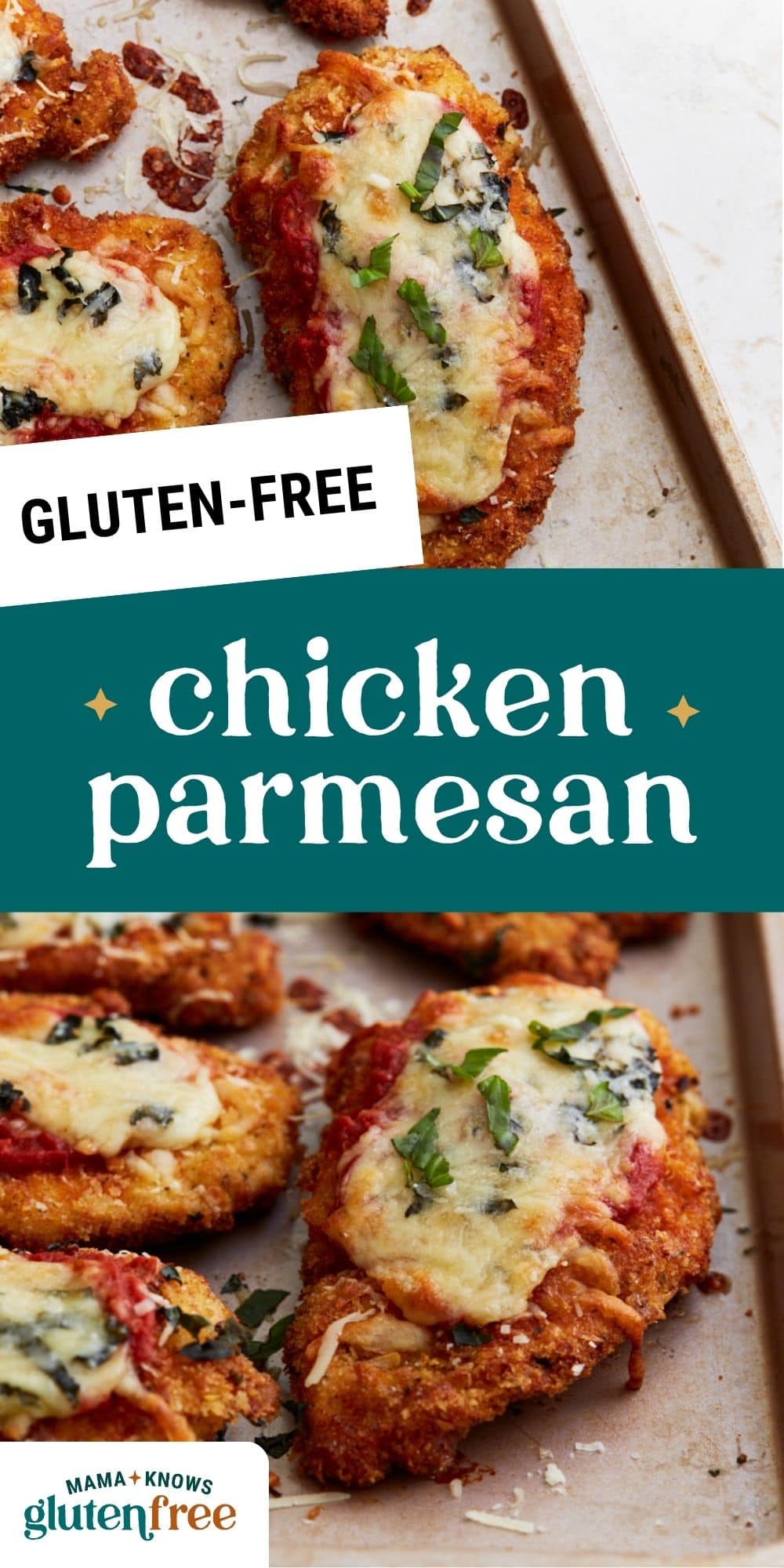 gluten-free chicken parmesan pin image