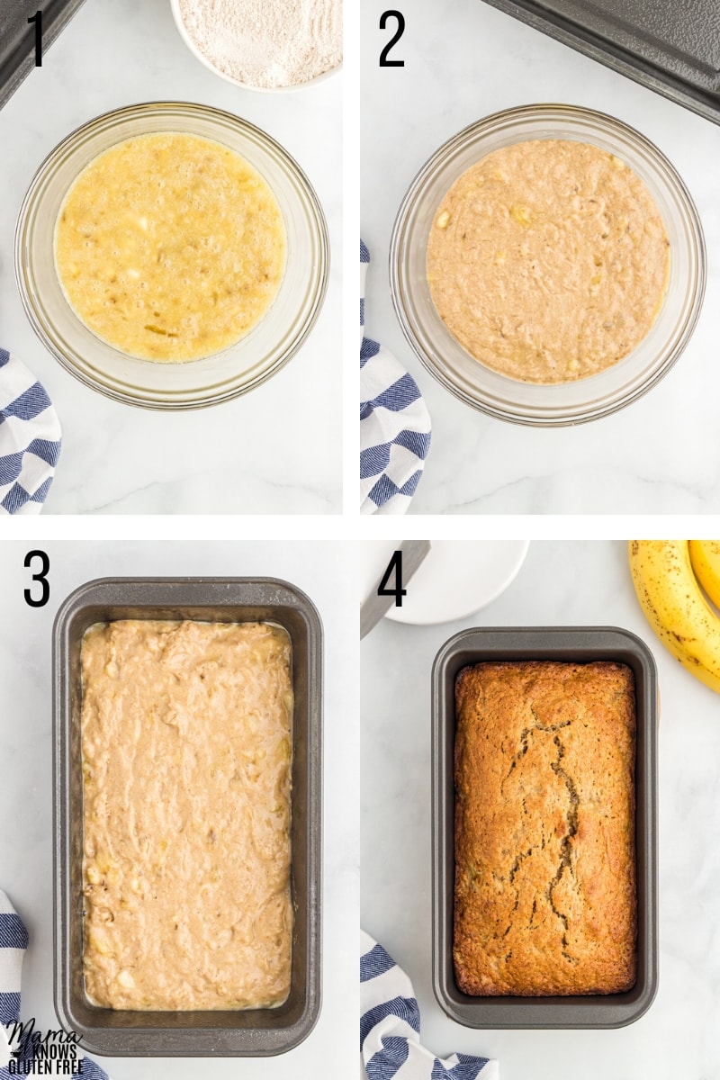 Steps to make Oat Flour Banana Bread Recipe