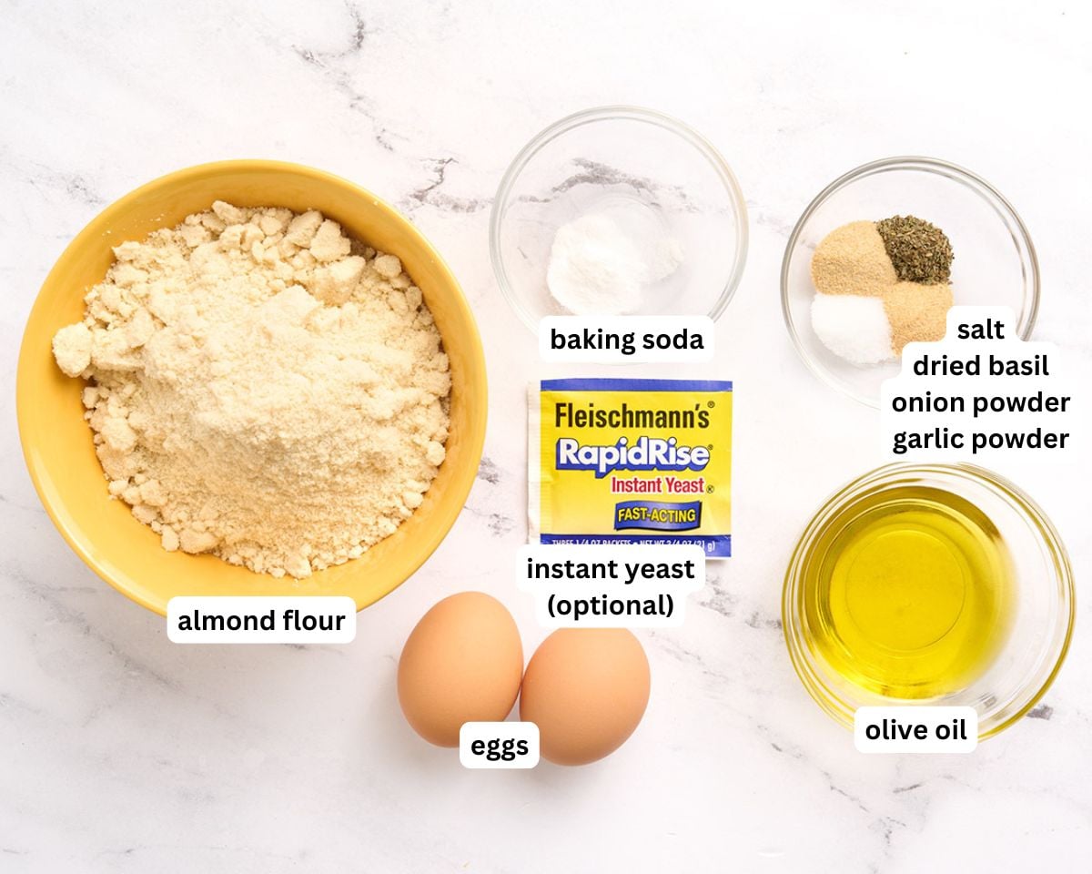 Almond flour pizza crust ingredients