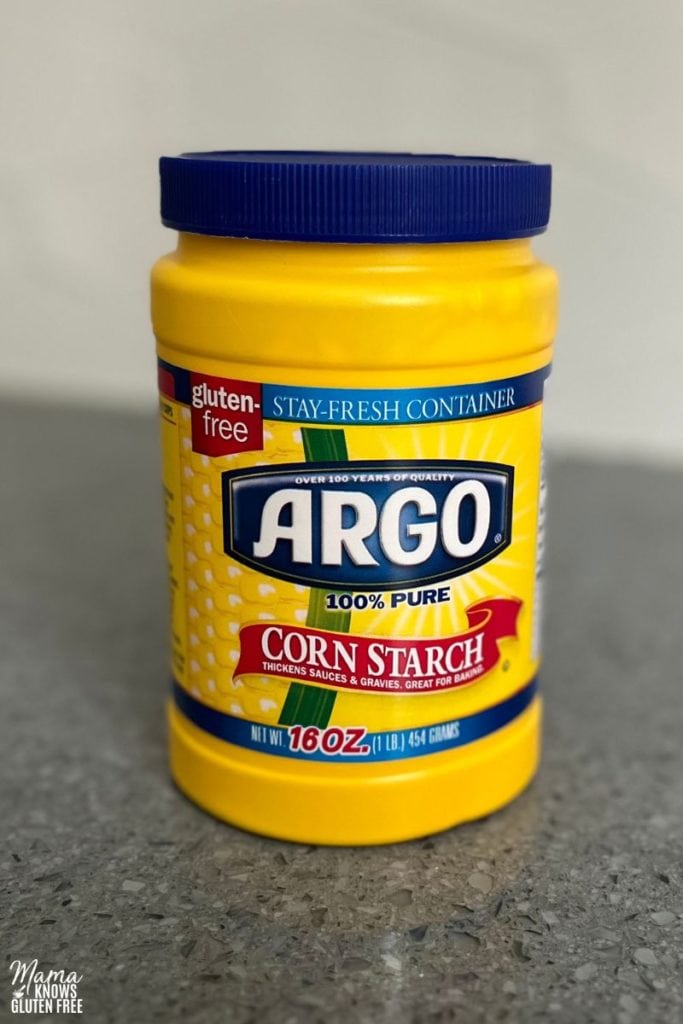A container of Argo Corn Starch