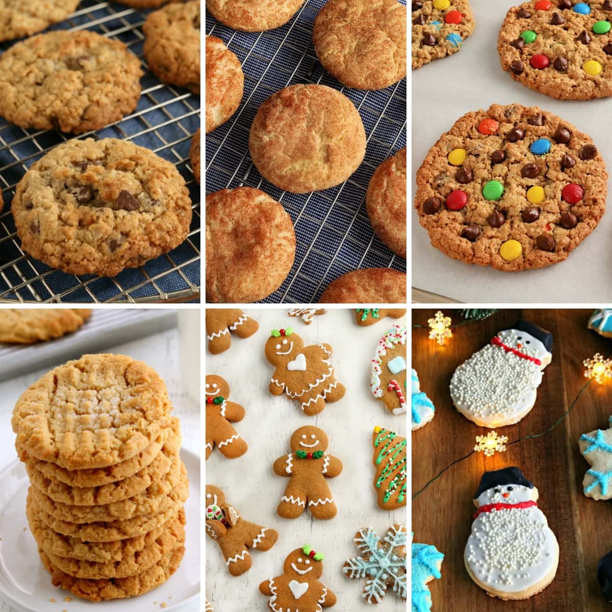 gluten-free cookies photo collage