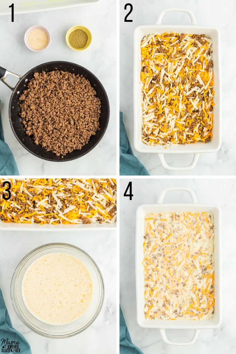 easy gluten-free breakfast casserole recipe steps photos
