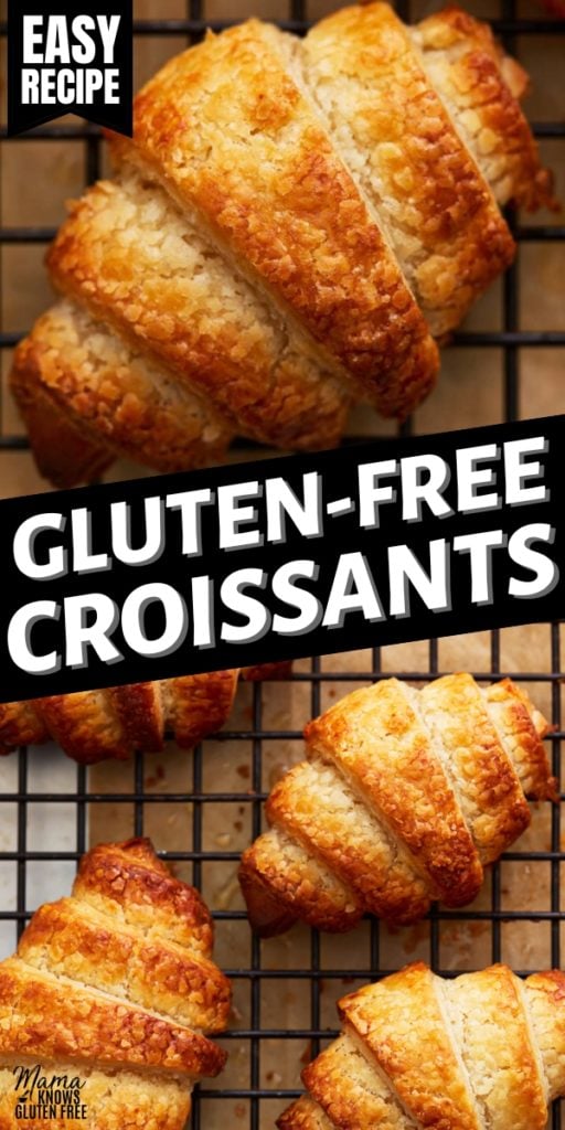 gluten-free croissants Pinterest pin 1