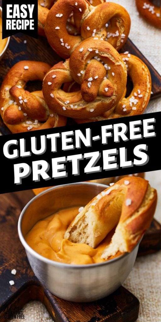 gluten-free soft pretzels Pinterest pin 1
