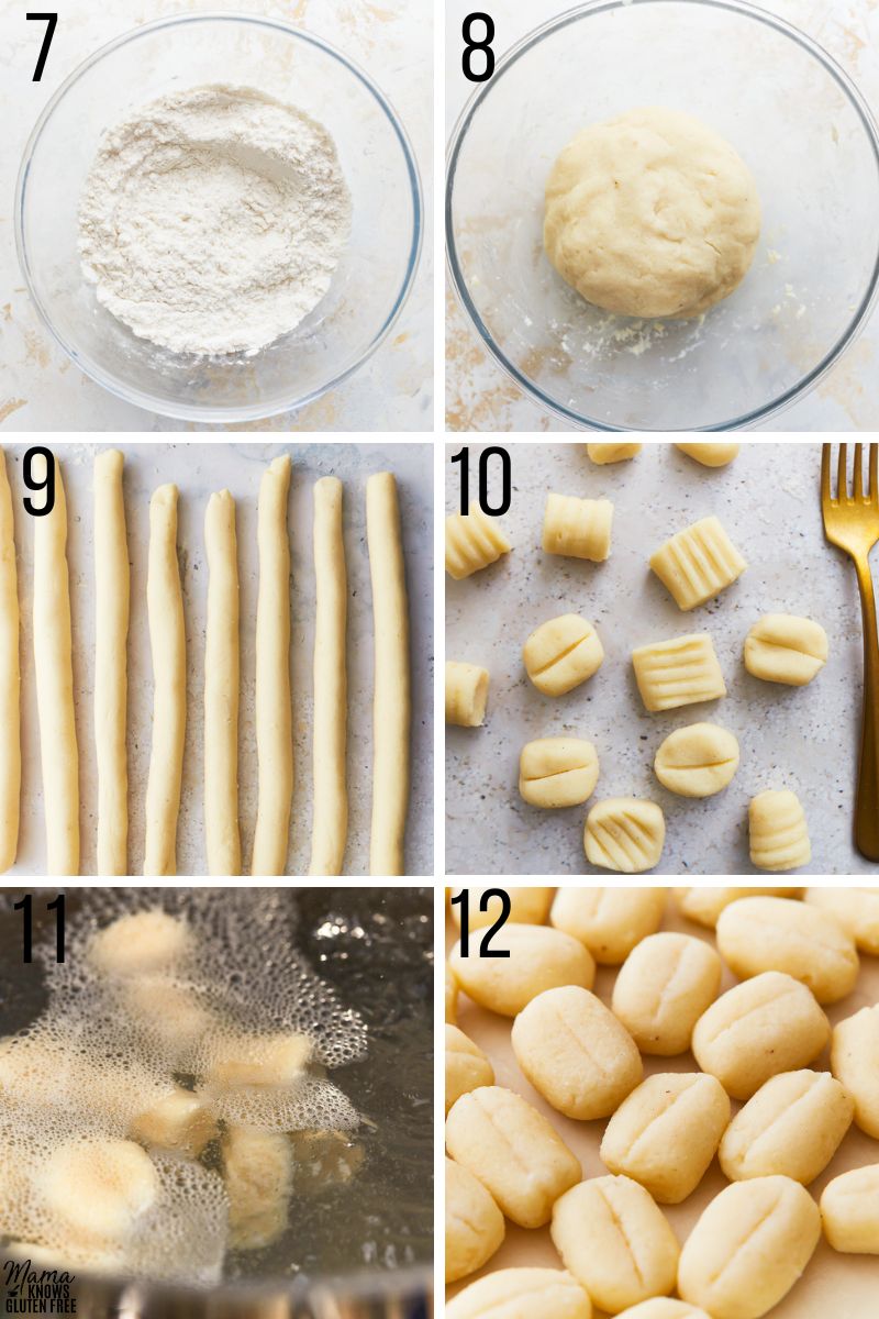 gluten-free gnocchi recipe steps 6-12