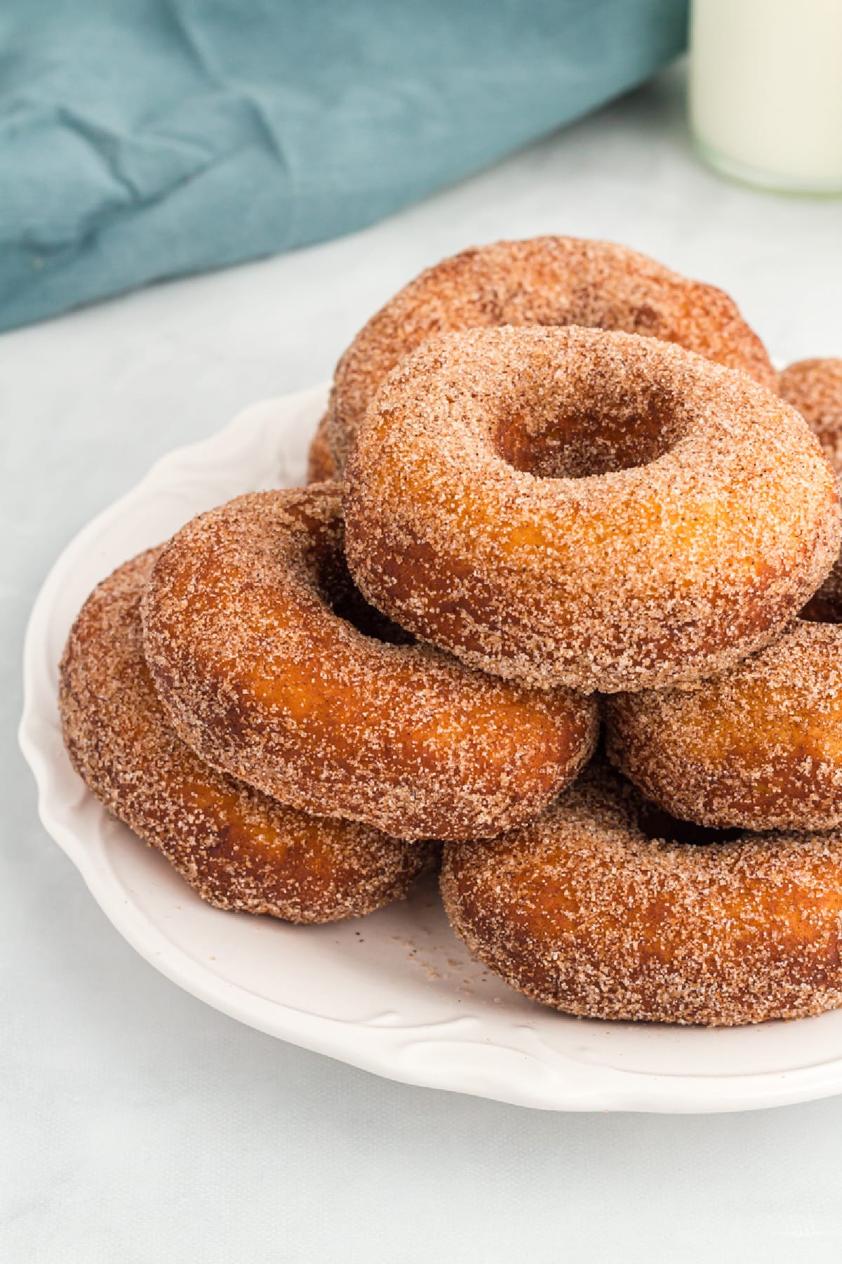 gluten free donuts arranged on plate