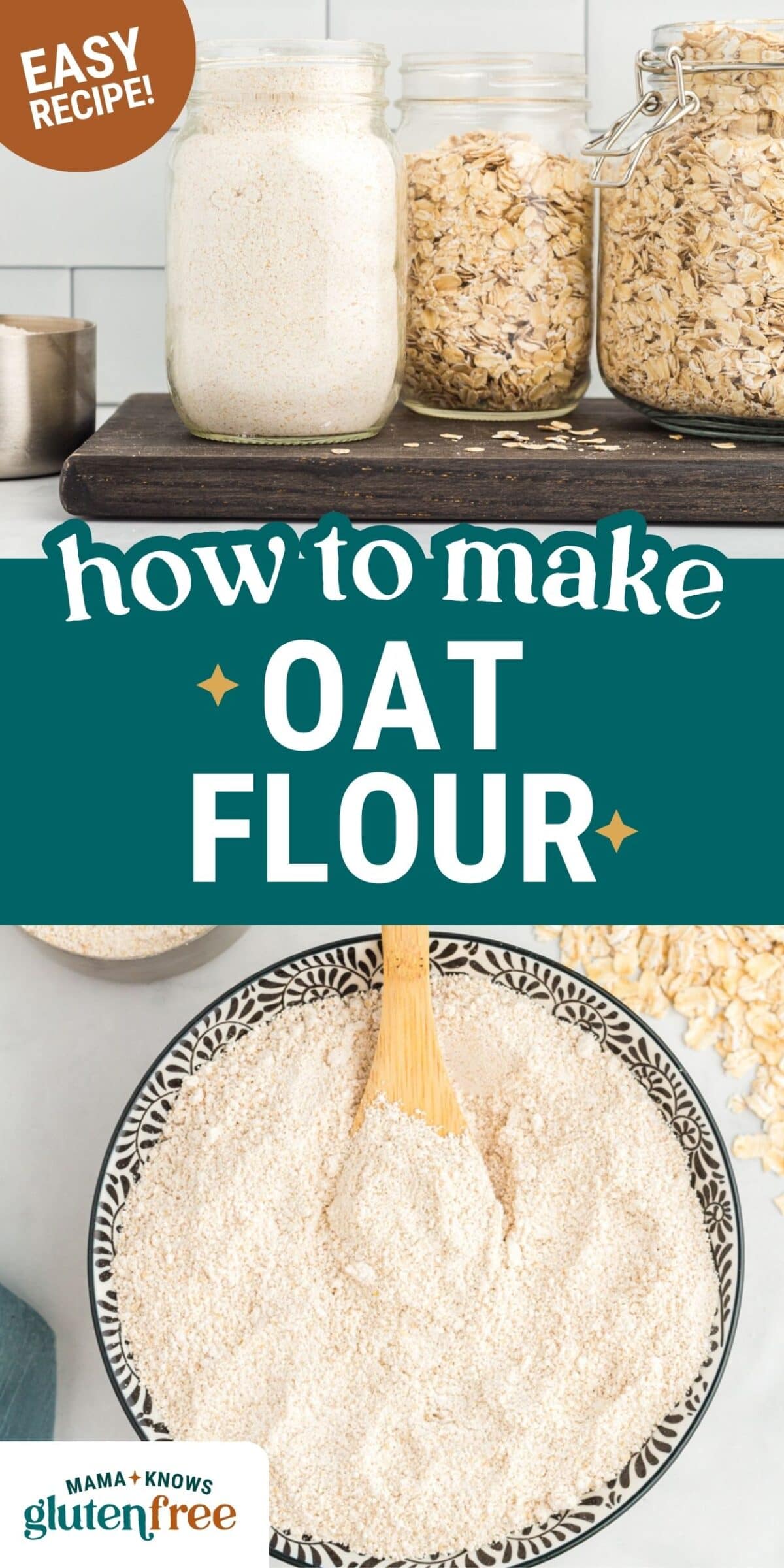 how to make oat flour pinterest