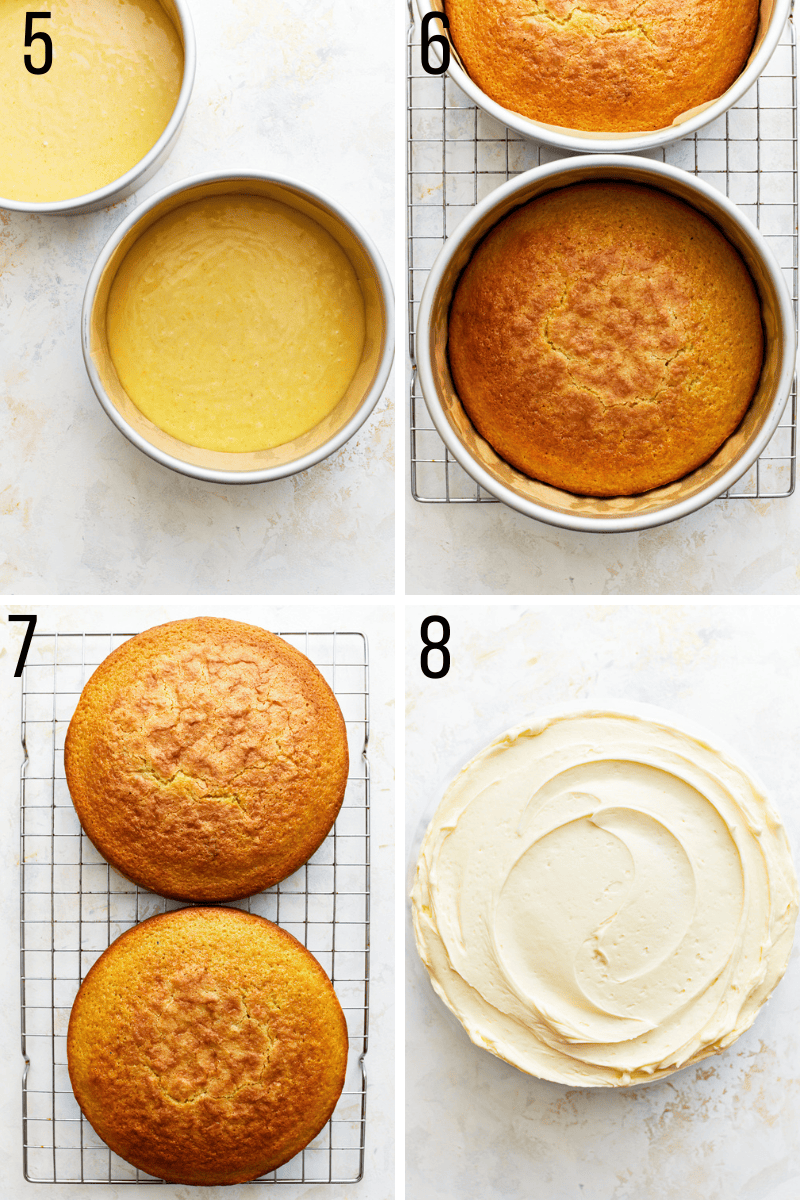 step by step photos for how to make gluten free vanilla cake