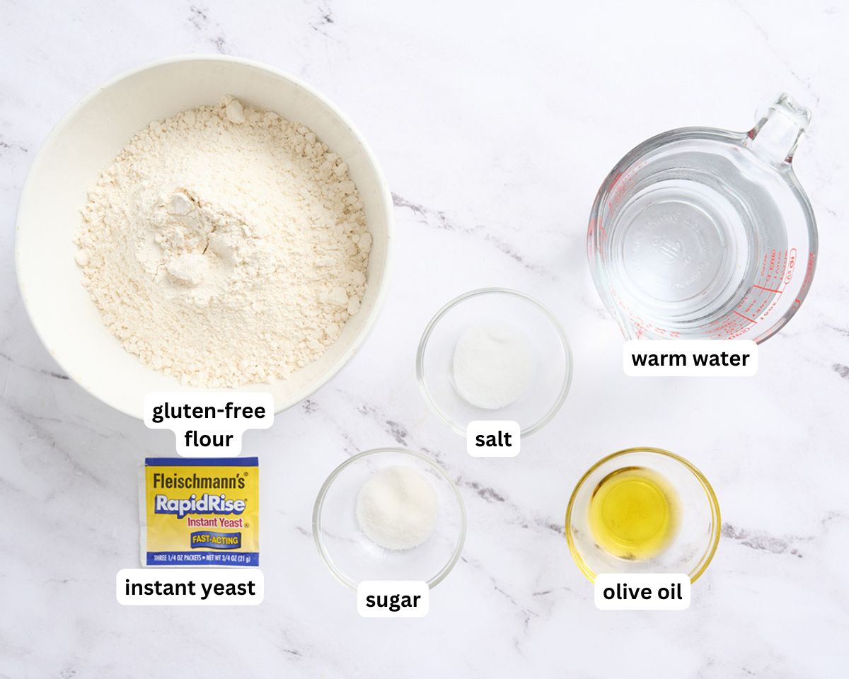 Gluten-free baguette ingredients