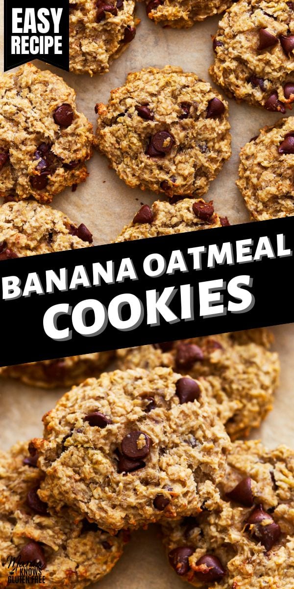 banana oatmeal cookies pin