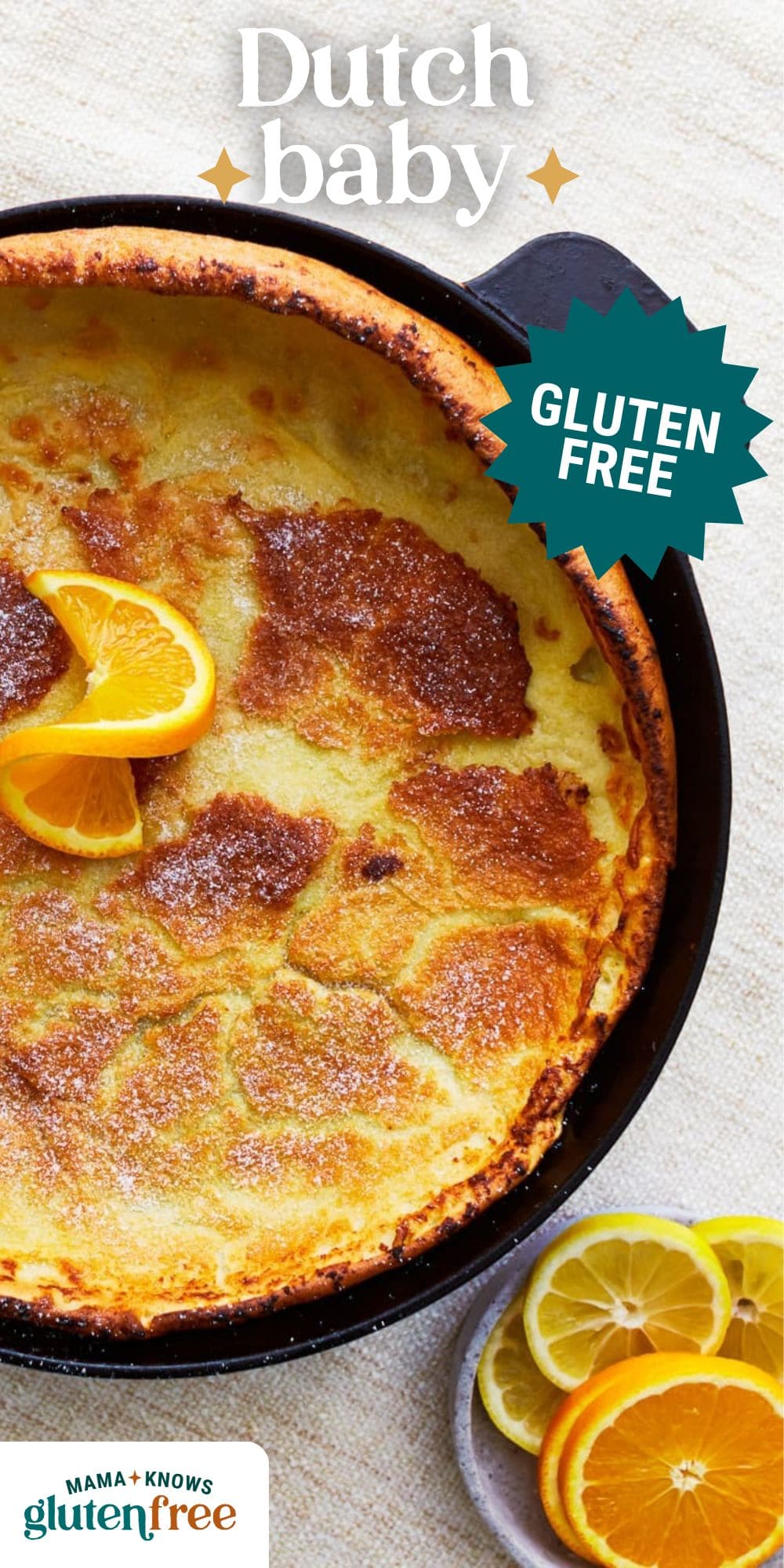 gluten free dutch baby pin image