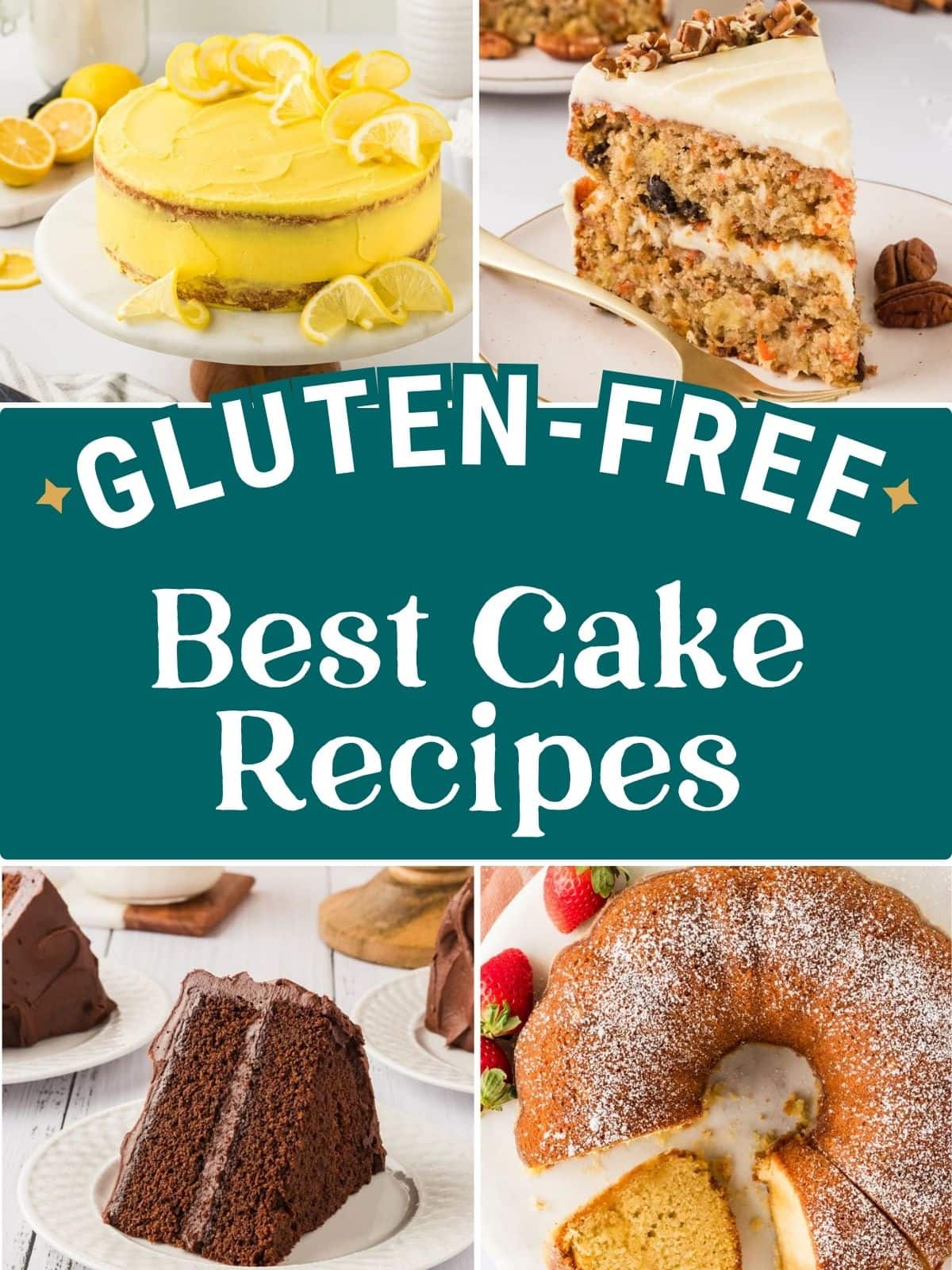 best gluten free cake recipes collage