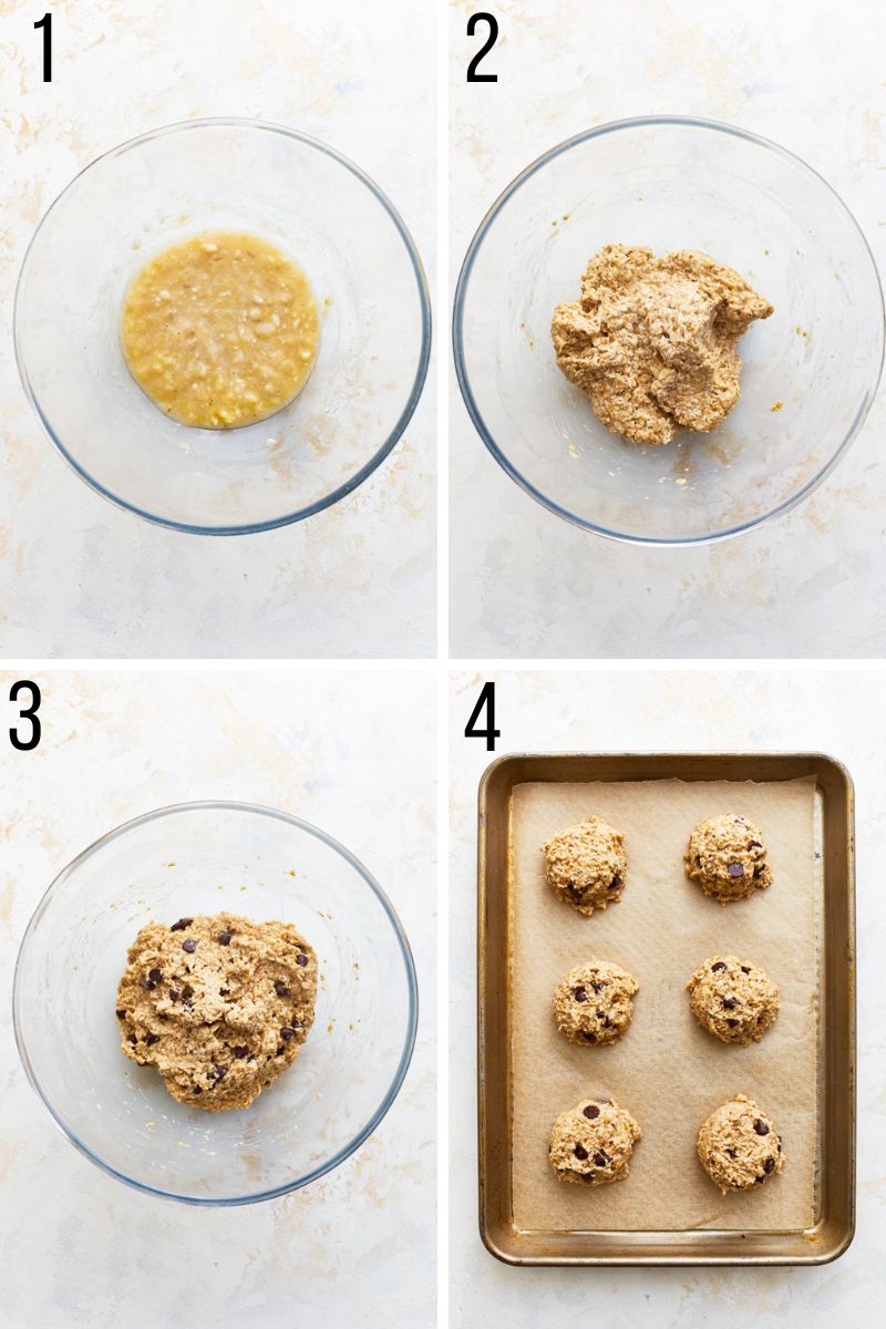 how to make banana oatmeal cookies