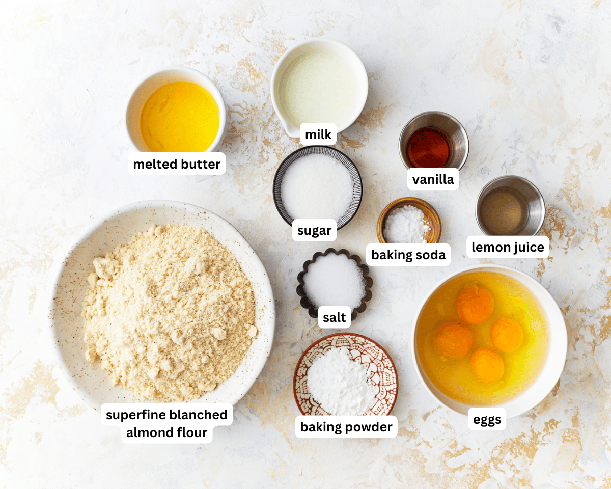 Almond flour pancake ingredients