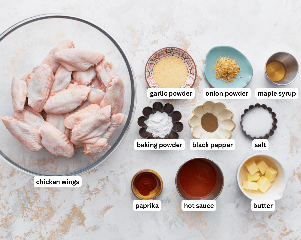 gluten-free chicken wings ingredients